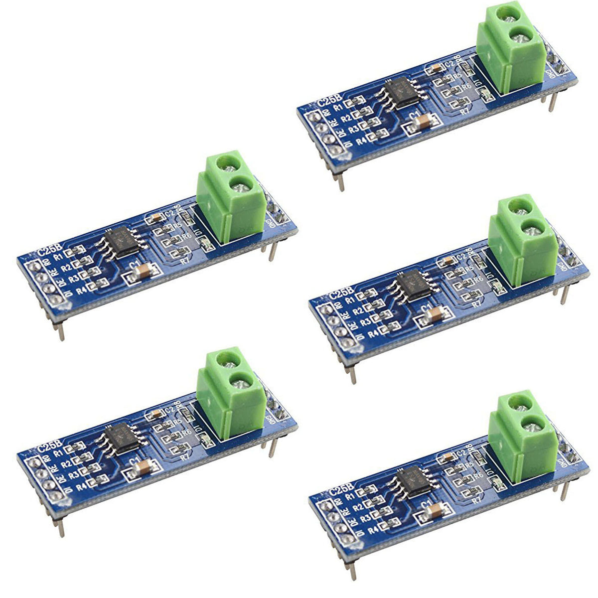 10Pcs Modulo MAX485 TTL To RS485 - Convertitore Per Arduino E Schedine DIY