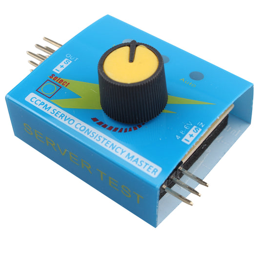 HALJIA 3 Mode Servo Tester & ESC Speed Controller Checker 4.8-6V CCPM Consistency Master Servo RC for Plane Helicopter Car