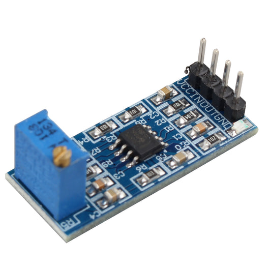 HALJIA LM358 100 Times Gain Signal Amplification Module Operational Amplifier Universal High Performance LM358 Chip Module DC5-12V with 10K Adjustable Resistance