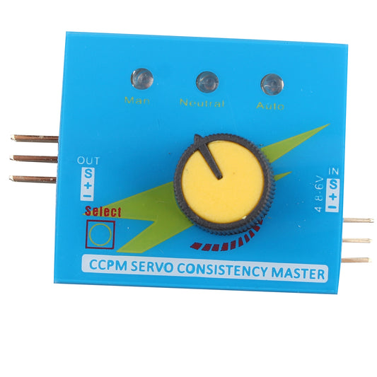 HALJIA 3 Mode Servo Tester & ESC Speed Controller Checker 4.8-6V CCPM Consistency Master Servo RC for Plane Helicopter Car
