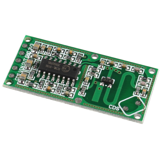 HALJIA 5PCS RCWL-0516 Microwave Radar Motion Sensor Module Body Induction Switch Module High Sensitivity Long Sensing Distance Wide Sensing Angle for Detecting Moving Objects Compatible with Arduino