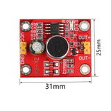 HALJIA Voice Control Delay Module Repair Small Table Lamp Small Electric Fan Toy Car Electronic Building Blocks Universal Connector Direct Drive LED Motor Drive Board DIY Accessories 1.5A Red