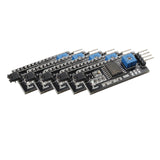 HALJIA 5 PCS LCD1602 Adapter Board Module IIC I2C TWI SPI Serial Interface DC 5V Compatible with Arduino 1602 2004 LCD Display