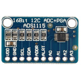 HALJIA 16 Bit I2C ADS1115 Module ADC 4 Channels with Programmable Gain Amplifier Analog Digital Converter Development Board Module