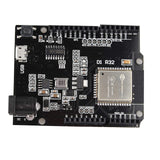 HALJIA UNO R3 D1 R32 ESP32 ESP-32 CH340G Development Board Dual-Mode WiFi Bluetooth 4MB Flash DC 5V-12V with Micro USB Compatible with Arduino