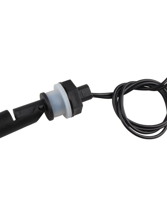 HALJIA PP Low Pressure Side Mount Horizontal Water Level Sensor Liquid Level Sensing Float Switch Witch Wire Cable for Tank Pool