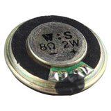 HALJIA 2W 8Ohm 8R Diameter 28mm Metal Shell Round Internal Magent Speaker Compatible with Arduino