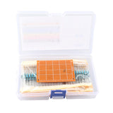 HALJIA 525PCS Resistor Kit 17 Values 1% Resistor Kit Assortment 0 Ohm-1M Ohm 1/4W Metal Film Resistors Assortment with 1 Circuit Board for DIY Projects and Experiments