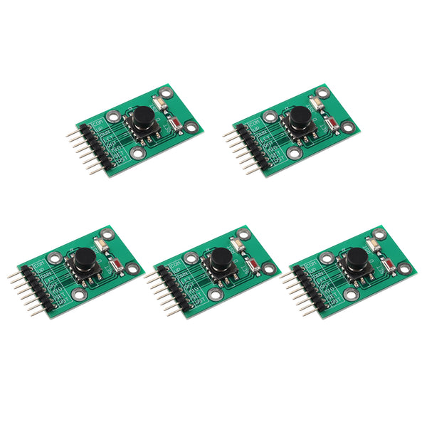 HALJIA 5Pcs Five Direction Navigation Button Module DIY Electronic PCB Board for MCU AVR Game 5D Rocker Joystick Independent Keyboard Switch Button Single Chip Compatible with Arduino Module
