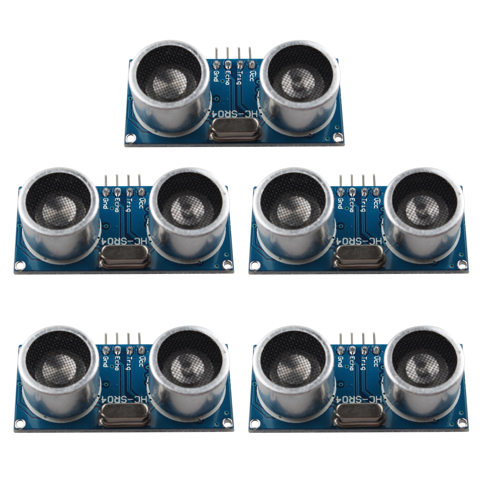 5PCS HC-SR04 Ultrasonic Sensor Module – Distance Measuring – For Arduino Projects