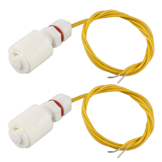 HALJIA 2PCS ZP3208 Mini Liquid Water Level Sensor Vertical Float Switch Tank Liquid Water Sensor Floating Switches L = 32mm