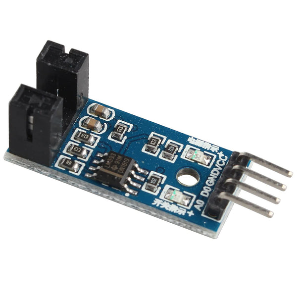 HALJIA LM393 Comparator Speed Sensor Detection Module LM393 Chip Slot Motor Measuring Compatible with MCU ARM Arduino
