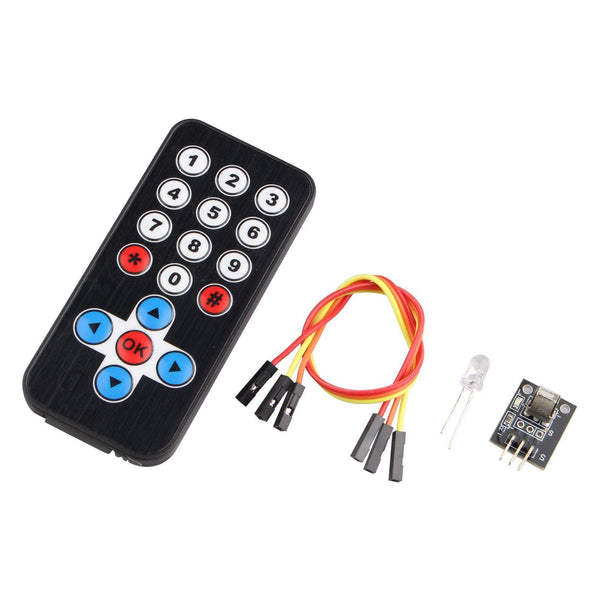 HALJIA IR Remote Kit Infrared Receiver Module IR Remote Controller Compatible with Arduino