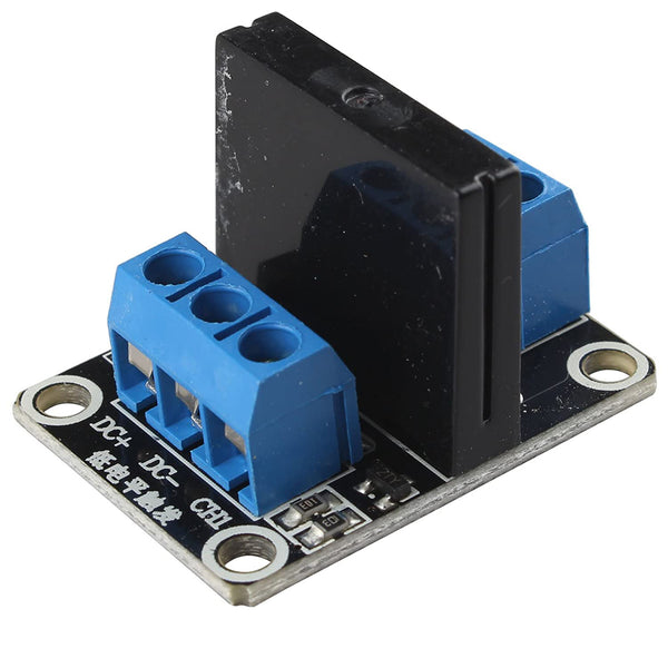 HALJIA 1 Channel 5V Solid State Relay Module With Resistive Fuse Compatible with Arduino Uno Duemilanove MEGA2560 MEGA1280 Raspberry Pi ARM DSP PIC
