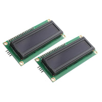 HALJIA 2 PCS 5V IIC/I2C LCD Module 1602 16x2 Serial HD44780 Character LCD Board Display with White on Blue Backlight Compatible with Arduino UNO R3 MEGA2560 Nano Due Raspberry Pi