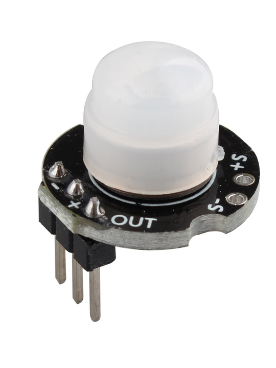 HALJIA SR602 MINI Motion Sensor Detector Module Micro SR602 Pyroelectric Infrared PIR Kit Sensory Probe Switch with Sensing Distance up to 5 Meters Compatible with Arduino DIY With Lens