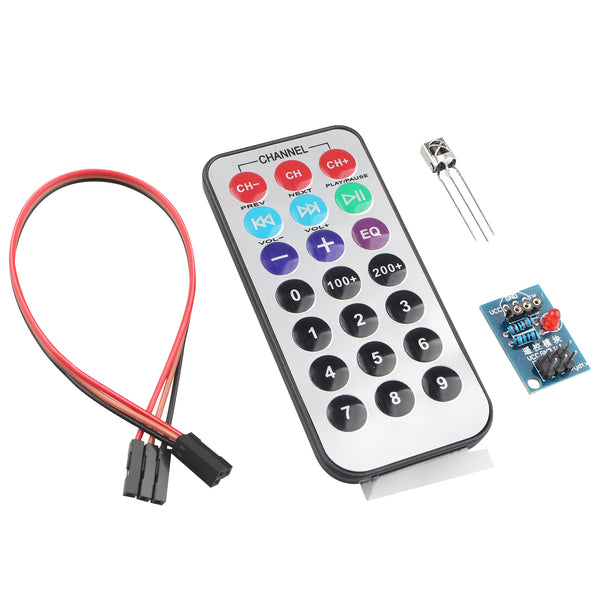 HALJIA HX1838 Infrared Remote Control Module IR Receiver Module DIY Kit Set Compatible with Arduino Raspberry Pi