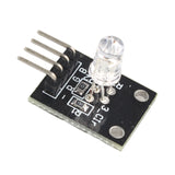 HALJIA 4 Pin Terminals RGB 3-Color LED Lamp Module Compatible with Arduino MCU AVR PIC Raspberry
