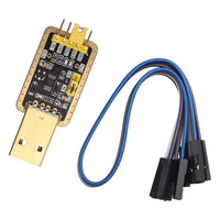 HALJIA CH340G RS232 to USB TTL Auto Converter Adapter STC Brush Module