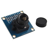 HALJIA VGA OV7670 300KP 0.3 Megapixels CMOS Sensor Camera Module Lens CMOS 640X480 SCCB Compatible W/ I2C Interface Compatible with Arduino