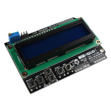 HALJIA 1602 LCD Display Module With keys LCD Keyboard Keypad Shield Board Compatible with Arduino UNO R3 MEGA2560 Nano