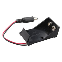 HALJIA 9V Battery Holder Box Case With Plug Compatible with Arduino