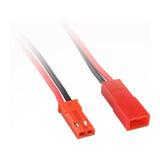 HALJIA 20 Pairs 100mm 10cm JST Connector 2 Pin Plug Cable Line Cable Wire Male+Female for LED Lamp Strip RC Toys Battery