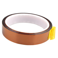 HALJIA 20mm*33m / 100ft Polyimide Heat High Temperature Resistant Adhesive Gold Tape for 3D Printer Platform/Electric Task/Soldering Task/Insulating Circuit Boards Temperature Resistant Upto 280'c