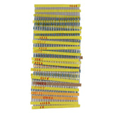 HALJIA 1/4W Ceramic Metal Film Resistors Kit Set 30 Values (10ohm - 1Mohm) x 20Pcs (600 Pcs)