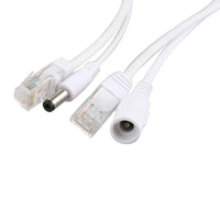 HALJIA POE Passive Power over Ethernet PoE Adapter Injector Splitter Kit 12v-48v For IP Camera, CCTV, Network -White