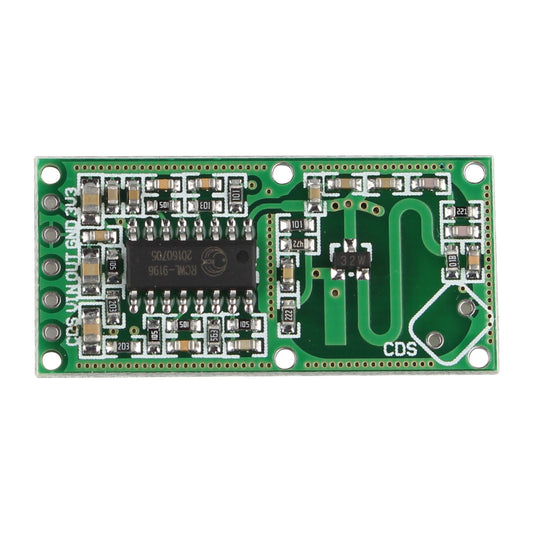 HALJIA RCWL-0516 Microwave Radar Motion Sensor Module Human Body Induction Switch Module High Sensitivity Long Sensing Distance Wide Sensing Angle for Detecting Moving Objects Compatible with Arduino