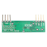 HALJIA DC3V-5.5V RXB6 433Mhz RF Superheterodyne Wireless Receiver Module Compatible with Arduino/ARM/AVR