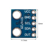 HALJIA GY-4725 MCP4725 DAC Module I2C Breakout Module Development Board Interface DA Converter Module