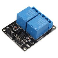 HALJIA 3PCS 2 Channel Relay Module - 5V Relay Board Expansion Board Universal Development Board Accessories with Optocoupler Compatible with Raspberry Pi Arduino PIC AVR MCU DSP ARM TTL Logic