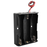 HALJIA 5Pcs 11.1V 18650 3 x 3.7V Battery Holder Case Plastic Battery Storage Box with Wire Leads