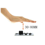HALJIA Wardrobe Hand Sweep Sensor Module Touch Infrared Sensor Switch Light Sensor 30-80mm Short Distance Scan Sensor Electronic Components Sensor Modules Board Chip DIY Supplies For Closet Cabinet