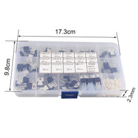 HALJIA 70PCS Voltage Regulator IC Universal Assortment Kit LM317T L7805 L7806 L7808 L7809 L7812 L7815 L7824 L7905 L7906 L7908 L7909 L7912 L7915 with 100PCS Insulating Particle and 100PCS Silicon Wafer