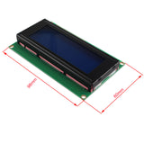 HALJIA 5V 2004A LCD Module Blue Screen 20 x 4 Character Display LCD Module Shield Blue Backlight Compatible with Arduino