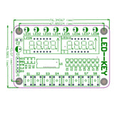 8-Tasten Ziffern Digital LED 8 Bit TM1638 Display Module für AVR Arduino 8-Tasten Ziffern Digital LED 8 Bit TM1638 Display Module für AVR Arduino