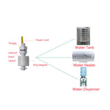 HALJIA 2PCS ZP2508 Mini Liquid Water Level Sensor Vertical Float Switch Tank Liquid Water Sensor Floating Switches L = 25mm