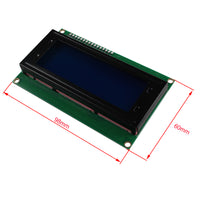 HALJIA IIC/I2C/TWI Serial 2004 20x4 Character LCD Module Display LCD 2004 Module Shield Blue Blacklight Compatible with Arduino UNO MEGA R3