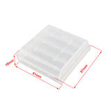 HALJIA 12PCS AA/AAA Cell Battery Storage Case Holder Box, Plastic Battery Case for AA AAA Batteries and Rechargeable Batteries, Clear